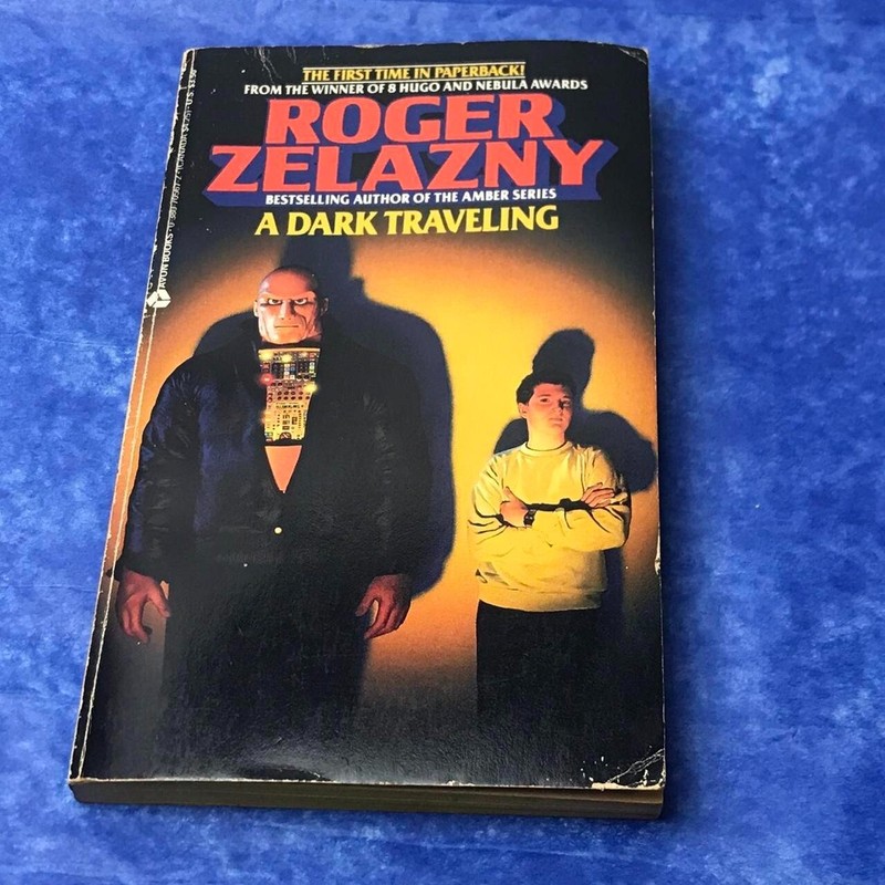 A Dark Traveling Roger Zelazny 1989 Vintage Paperback YA Scifi Fantasy