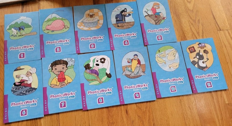 K12 PHONICS WORKS READERS BASIC LOT OF 11, Volumes 1-11