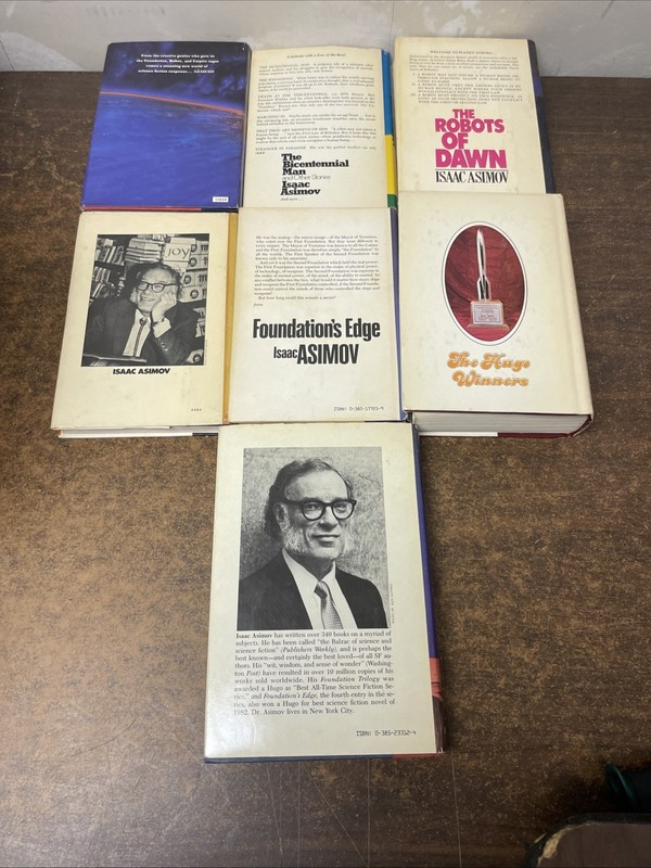 ISAAC ASIMOV Science Fiction Collection 28 PB HC Foundation Robots Empire Lot gallery