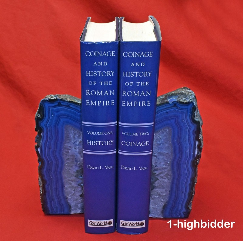 Coinage History Roman Empire 2 Vol Set Hoge Vagi Coin World 1999 Complete 1st Ed