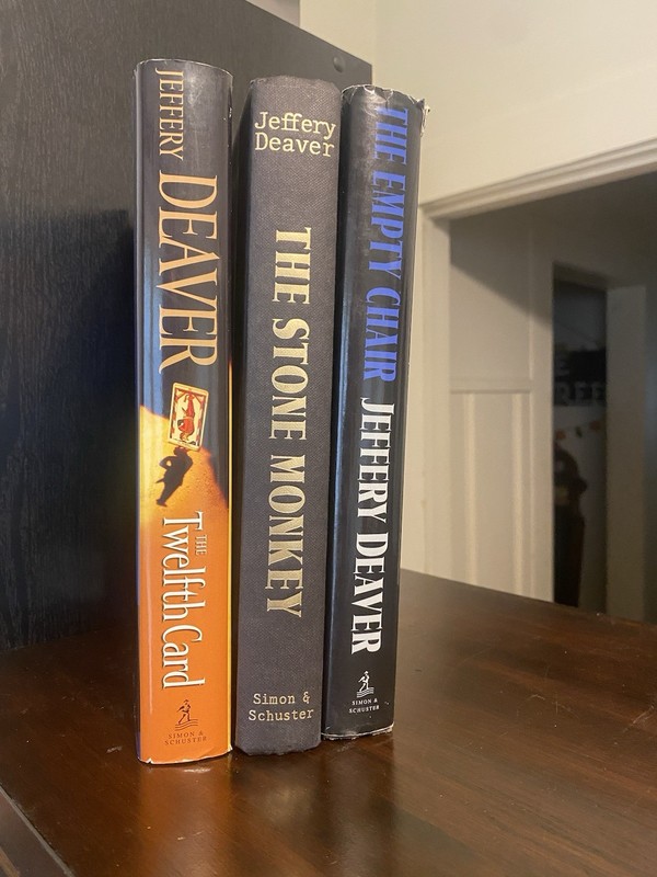 Jeffery Deaver Lincoln Rhyme Hardcover Lot 3 HC Books First Printings