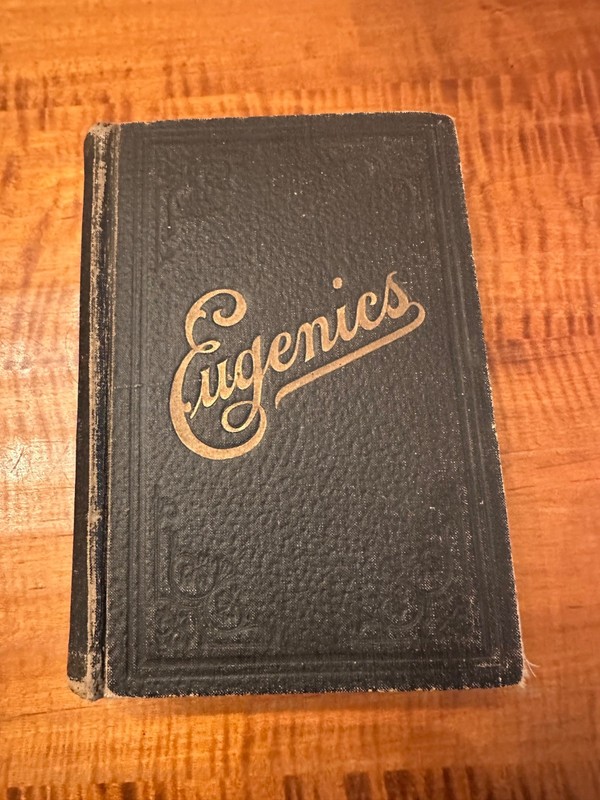 RARE BOOK «Eugenics» by T. W. Shannon 1916 Good Original Copy 584 Pages