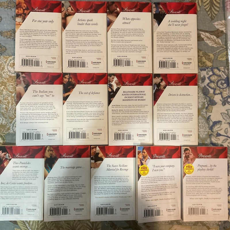 Lot Of 13 Harlequin Presents Paperback Romance Novels 2014-2015-2016 gallery