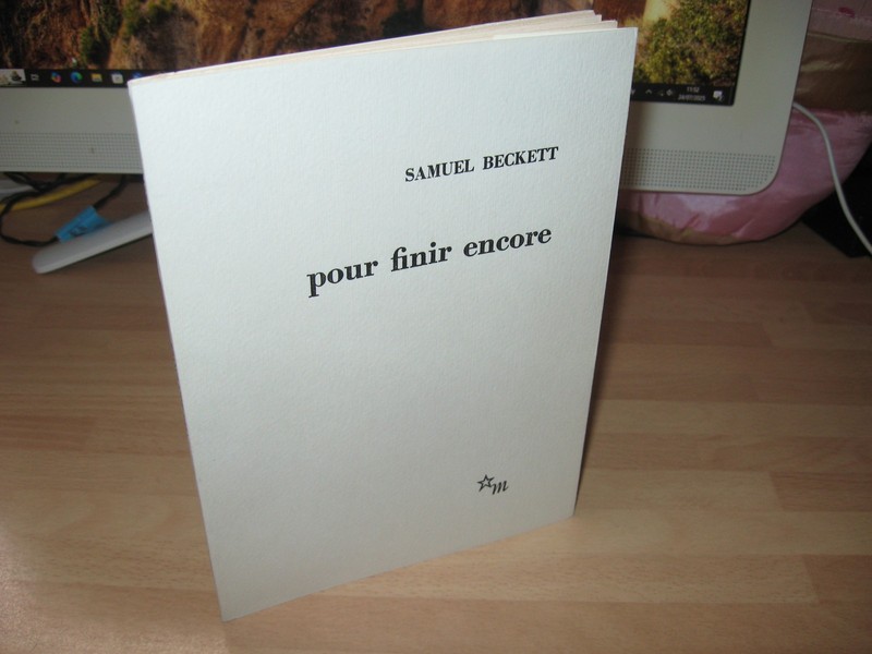 Samuel Beckett Numbered 1/100 pour finir encore limited edition 1976 1st scarce
