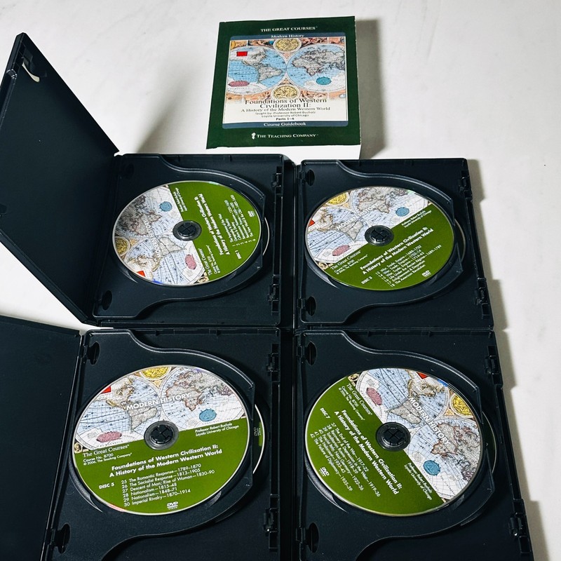 Great Courses Foundations of Western Civilization II Greenberg 4 DVD +Guide Book gallery