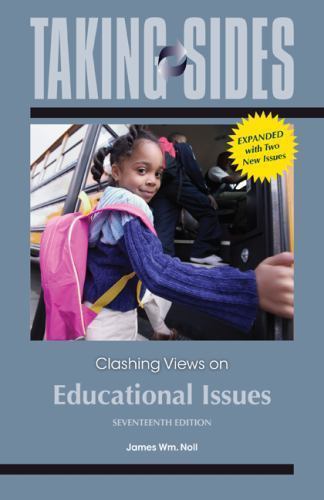 Taking Sides: Clashing Views on Educationa- 9780078139505, paperback, James Noll