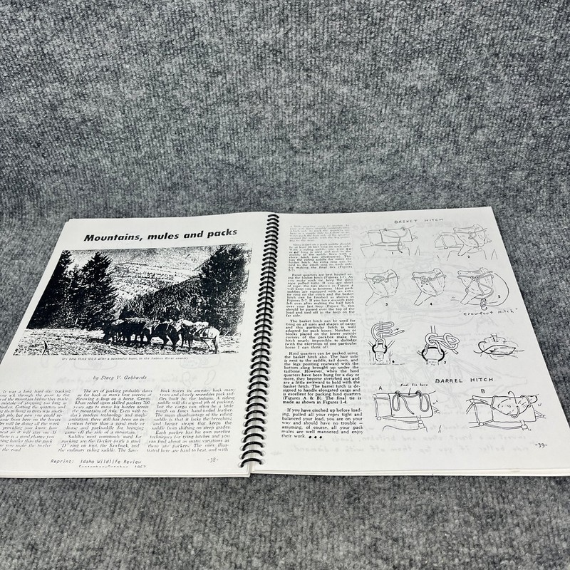 Mule School Stacy Gebhards 1990 Illustrated Guide Mule Packing Outdoor Skills gallery