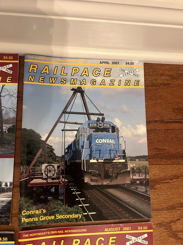 (12) Vintage {2001} "RAILPACE NEWSMAGAZINE" Magazine Lot, RARE! COMPLETE SET! gallery