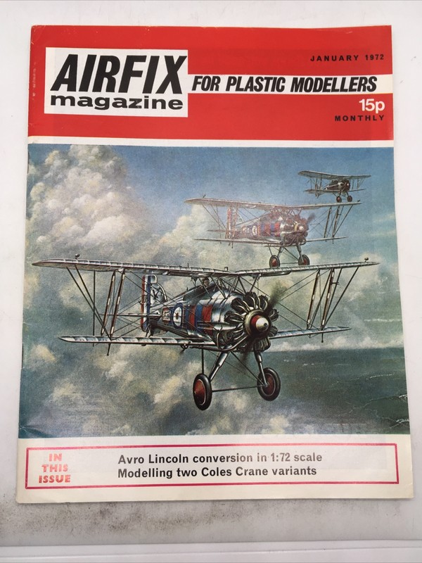 Airfix Monthly Magazine. January 1972. Hobby. For Plastic Modellers.