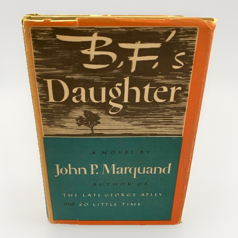 BFs Daughter John P Marquand 1st Edition So Little Time Staging VTG Decor 1940s gallery