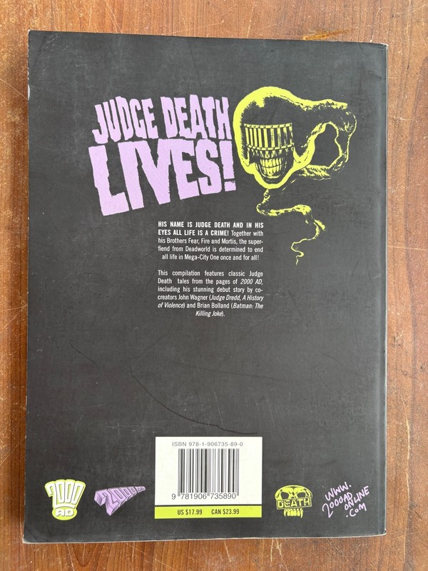 Judge Death: Death Lives (Judge Dredd) - Paperback By Wagner, John gallery