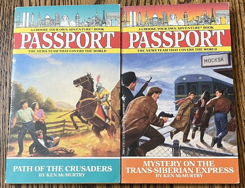 PASSPORT LOT : Mystery in the Trans-Siberian Express : Ken McMurtry : vintage
