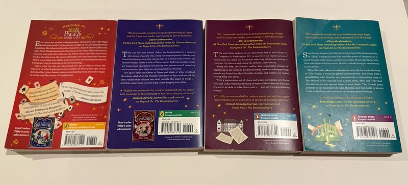 Lot of 4 Pages and Co Bookwanderers Series Books 1-4, Paperback - great series! gallery