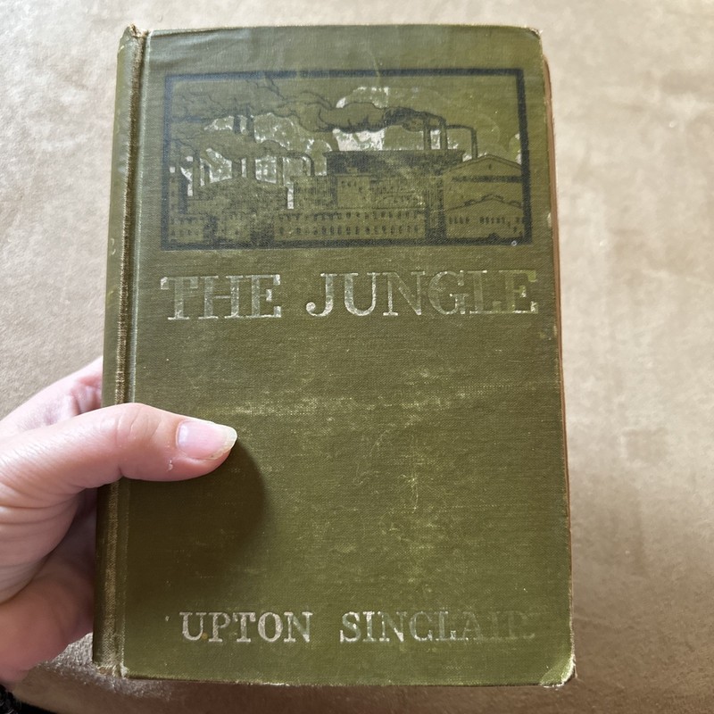 The Jungle Upton Sinclair Book 1906 1st ed 1st Printing February Antique