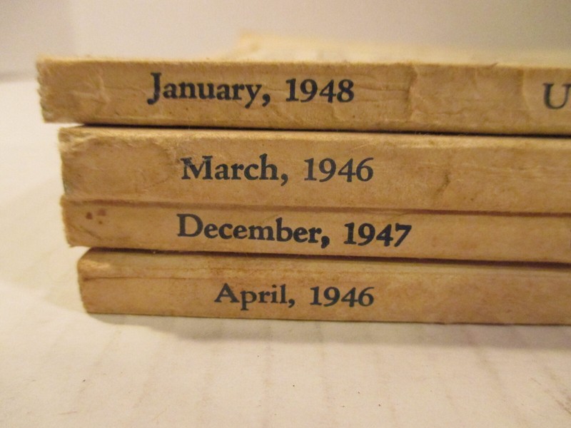vintage ww2 era U.S. Naval Institute - Proceedings 1946-48 lot of 4 gallery