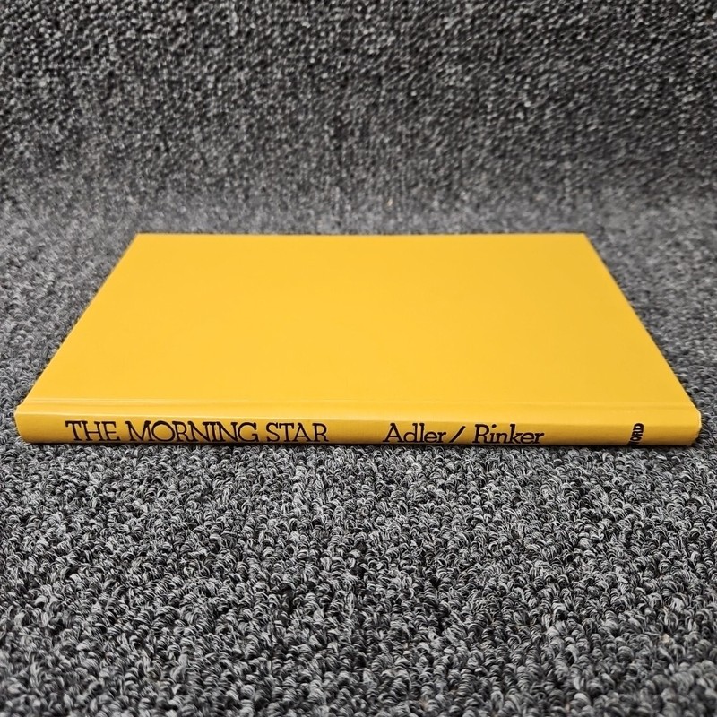 The Morning Star by Denise Rinker Adler Hardcover Book 2nd Printing Vintage 1975