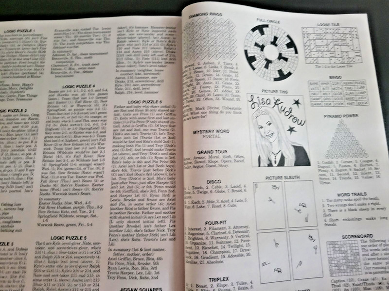 Lot of 2 Family Variety Puzzles & Games & 1 Book With Crosswords by Penny Press gallery