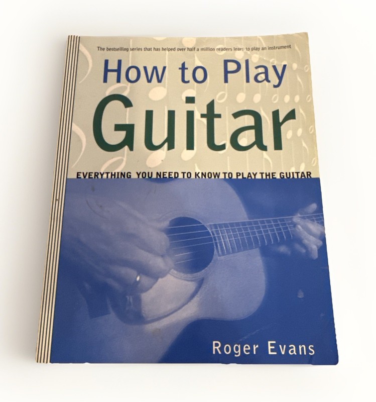 Vintage 1979 How to Play Guitar Roger Evans Beginner Guitar Method Book