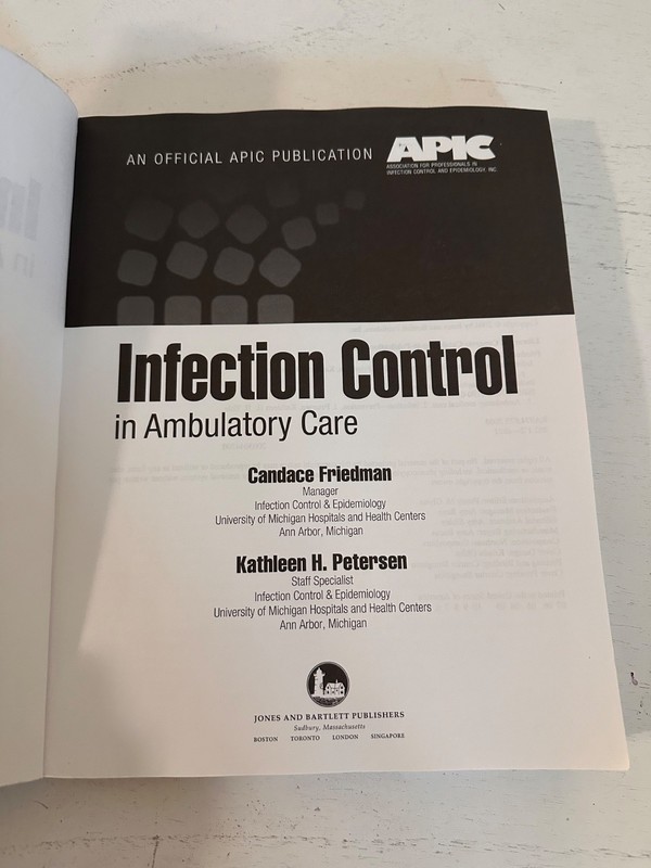 Infection Control in Ambulatory Care, An Official APIC Publication, Paperback gallery