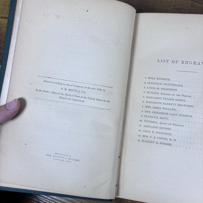 James Parton Eminent Women of the Age Narratives of the Lives 1st Ed 1868 gallery