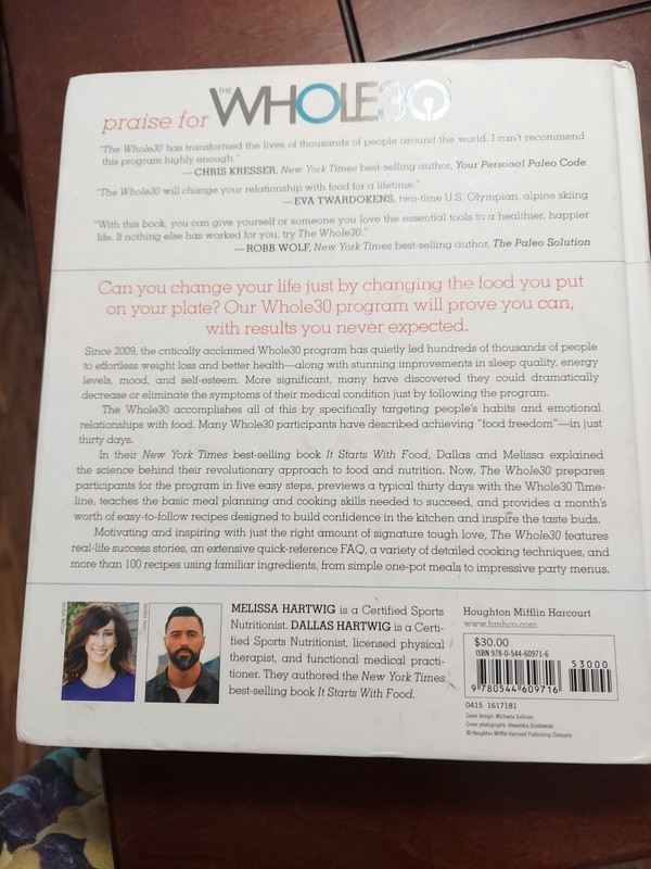 The Whole30: The 30-Day Guide to Total Health and Food Freedom - Hardcover 2015 gallery