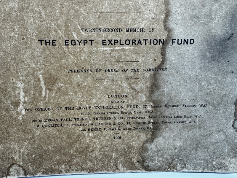 1902 Abydos Part I Flinders Petrie Egypt Archaeology Plates Illustrated gallery