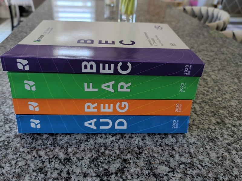 2020 UWORLD CPA EXAM REVIEW Prep SET of 4 books REG FAR ISC AUD ACCOUNTING ROGER