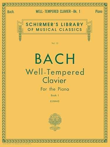 Bach – Well-Tempered Clavier Book 1 | – Paperback, by Czerny Carl – Very Good