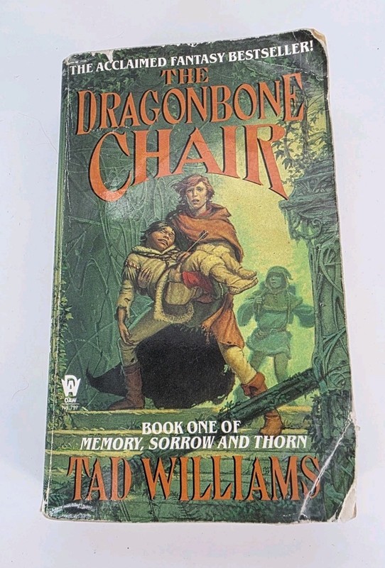 The Dragonbone Chair Tad Williams PB Memory Sorrow and Thorn Book 1 Fantasy Used