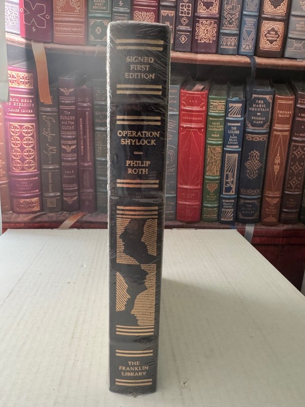 Operation Shylock Philip Roth SIGNED Franklin Library 1993 Leather gallery
