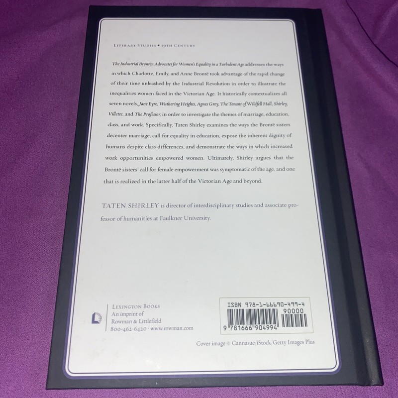 The Industrial Brontës: Advocates for Women's Equality By Taten Shirley Hardback gallery