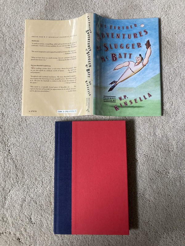 The Further Adventures of Slugger McBatt WP Kinsella. HMC 1988. First Printing. gallery