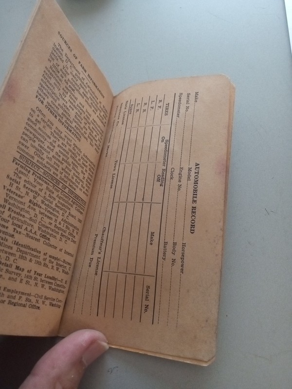 Vintage 1947 Farmers Book Of The Year USA Great Condition Unique Very Rare Htf gallery