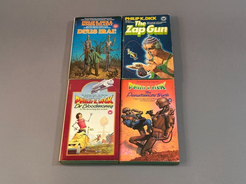 Lot of 6 paperbacks by Philip K. Dick 4 published by Dell SF and 2 by Ace!
