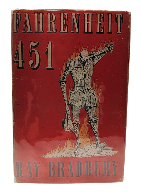 Fahrenheit 451 First UK Ed. 1954 Ray Bradbury + Orginal Jacket RARE 1st print!