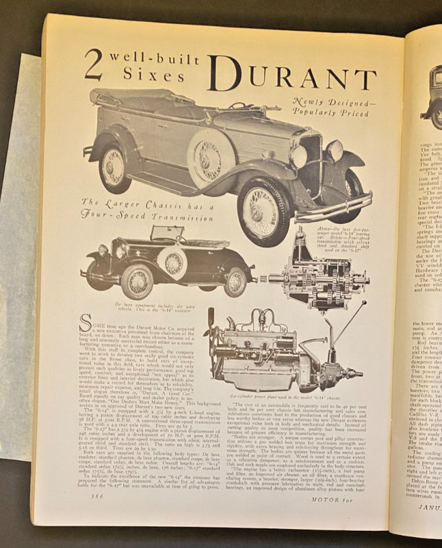 MOTOR MAGAZINE ANNUAL - Jan 1930 - Antique Auto Ads, Pierce-Arrow, Marmon, Nash gallery