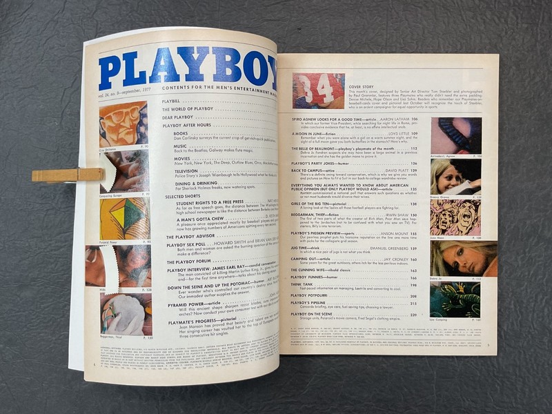 Playboy Magazine September 1977 College Girls of the Big Ten Centerfold Solid gallery