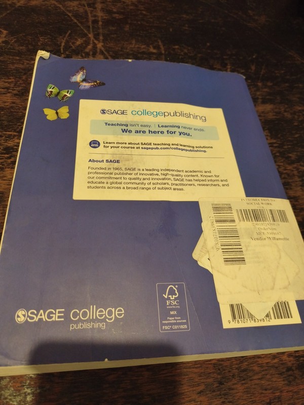 Introduction to Social Work: An Advocacy-Base- 1071839810, Lisa E Cox, paperback gallery