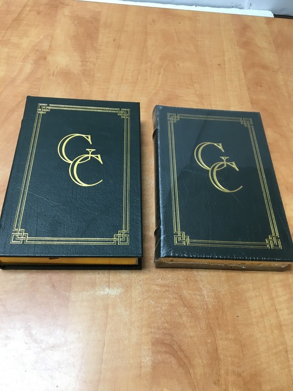 Easton Press GROVER CLEVELAND Study in Courage 2 Volume Set one is SEALED