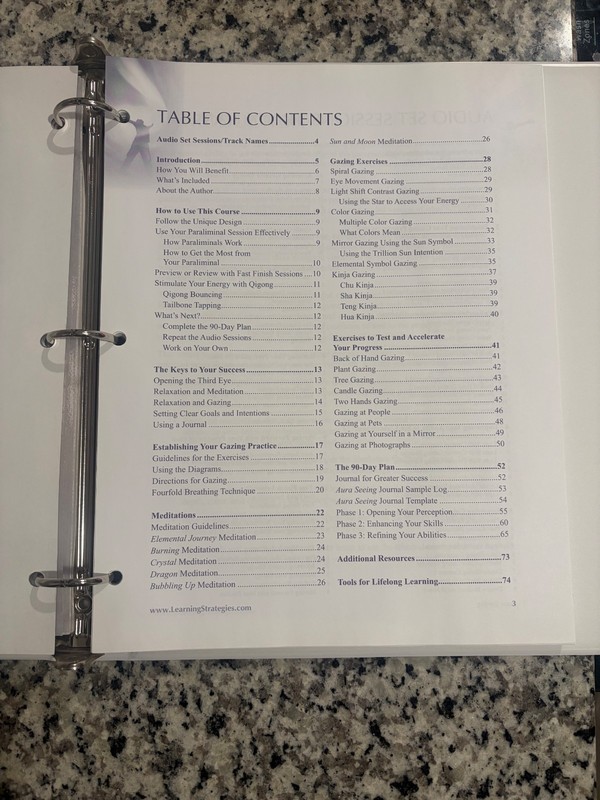 Aura Seeing Course by Brian Osborne w/ Paul Scheele includes 11 CDs & Cours Book gallery