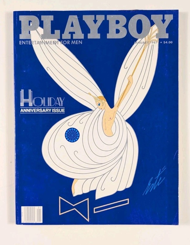 PLAYBOY MAGAZINE JANUARY 1987 HOLIDAY ISSUE MARILYN MONROE JANE SEYMOUR VERY GD