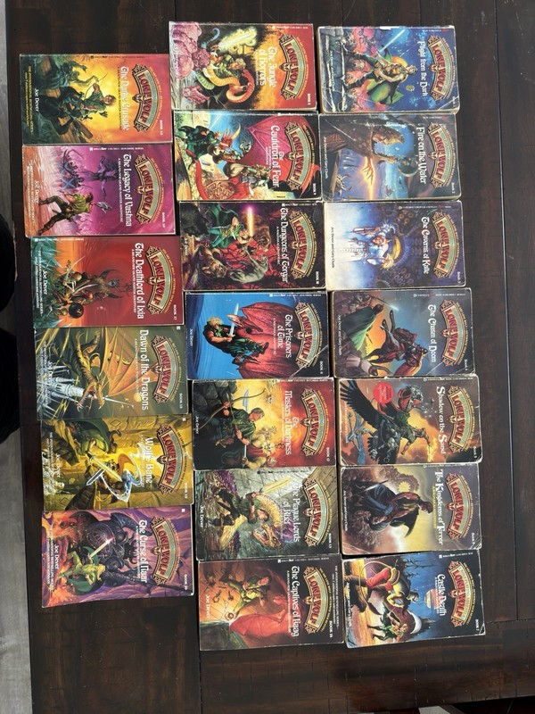 Lone Wolf 1-20 Set Joe Dever Original Pacer Paperback gallery