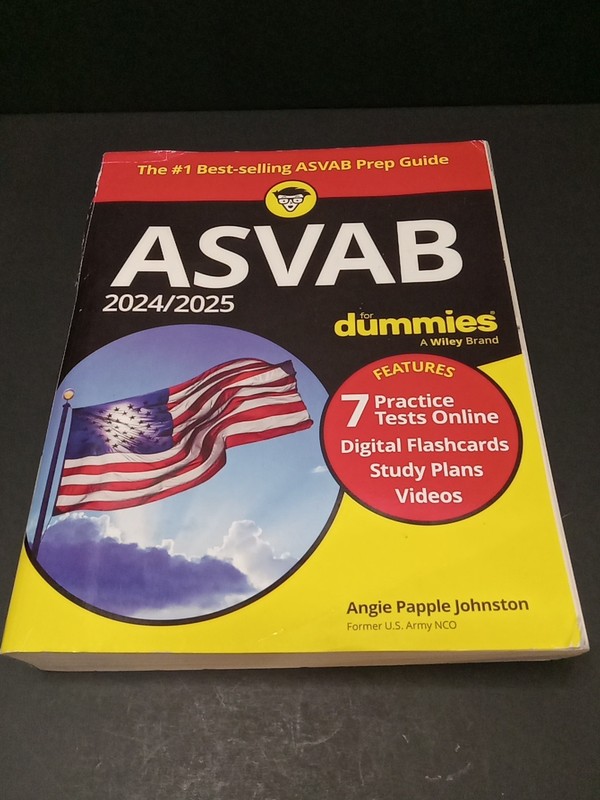 2024/2025 ASVAB For Dummies: Book – Paperback, by Papple Johnston Angie