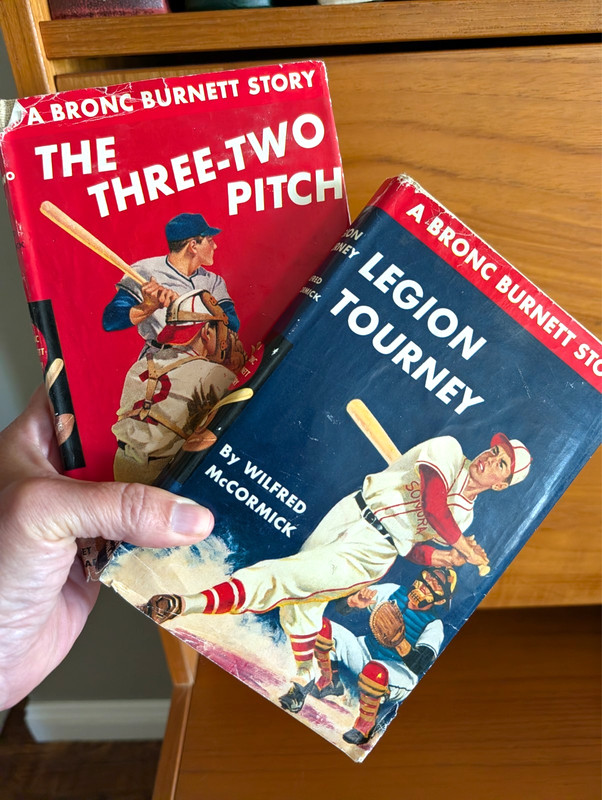 1948 BASEBALL BRONC BURNETT BOOK SERIES: LEGION TOURNEY + THE THREE TWO PITCH