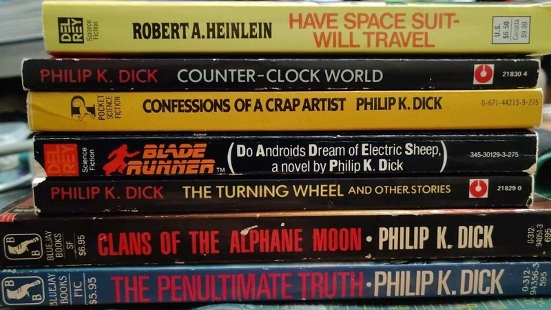 Lot of 8 Vintage Books by Philip K. Dick, Blade Runner Paper Back Book