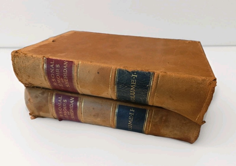 Personal Memoirs of P. H. Sheridan, 1888, 2 Vol. Set/ 1st Edition