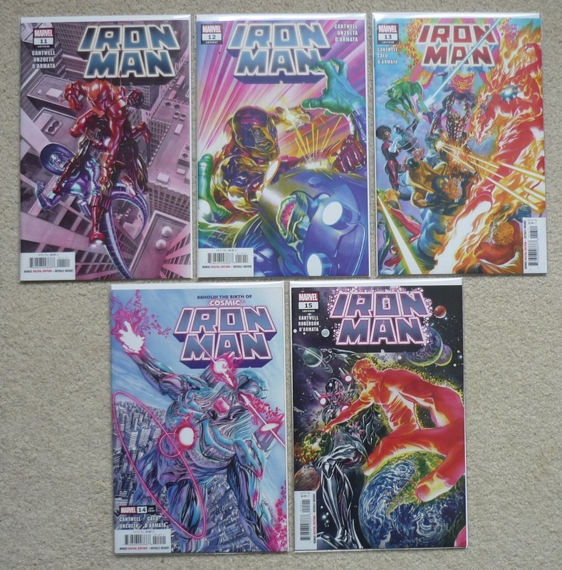 Iron Man #11, #12, #13, #14 & #15 NM (2021/2) Marvel Comics gallery