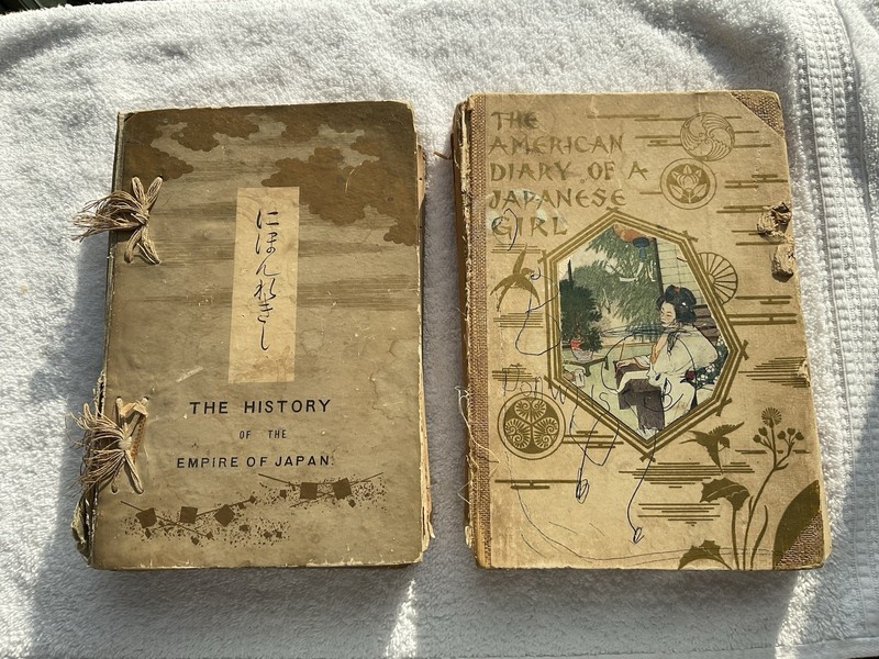 1893 The History of the Empire of Japan AND 1902 American Diary Of Japanese Girl