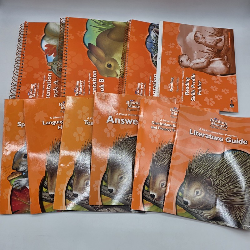 SRA Reading Mastery Signature Edition Grade 1 Presentation Book Set A-C