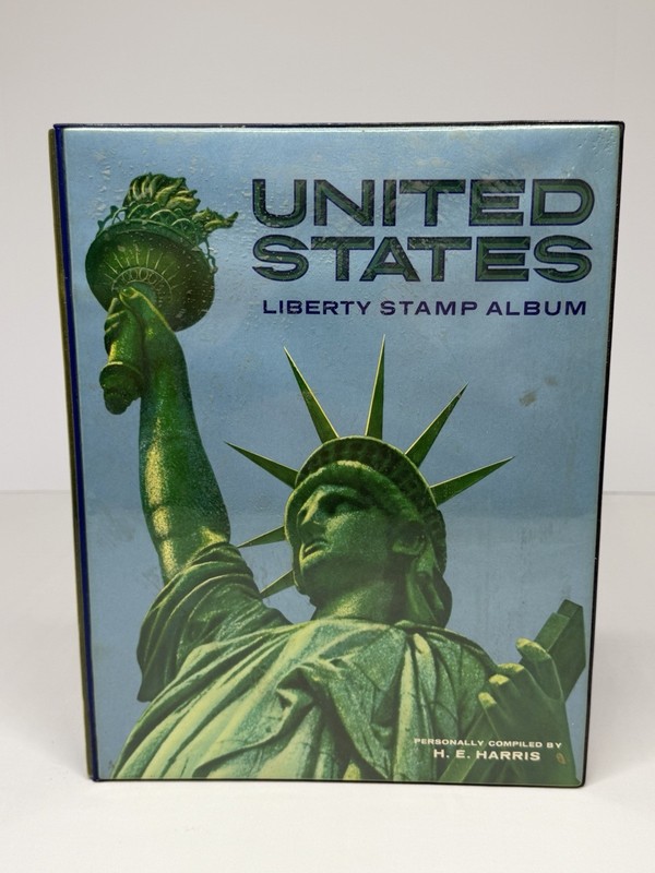 1972 H.E. Harris United States Liberty Stamp Album – 90 Stamps